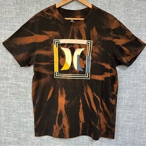 Hurley Short Sleeve Custom Tie Dye Graphic Tee